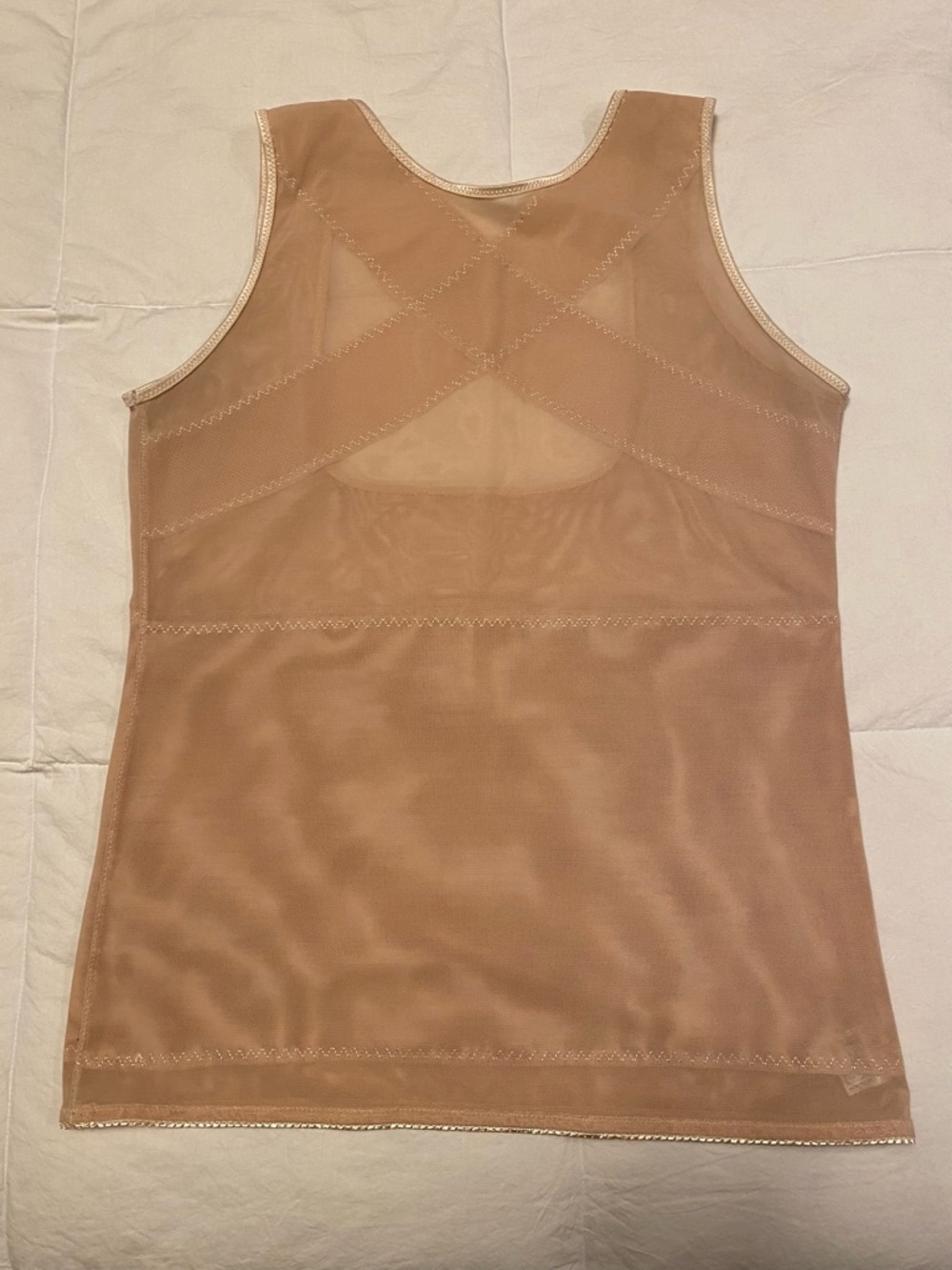 Kymaro Sheer Sculpting Shapeware Tank Top in Nude